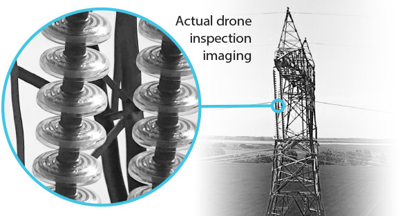 Acuren actual drone inspection imaging