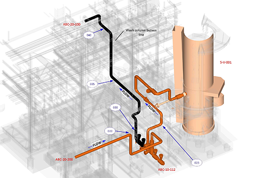 Sample Piping 3D Circuit