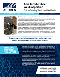 Tube to Tube Sheet Weld Inspection - brochure thumbnail