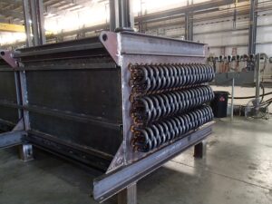 Shop-inspection-of-replacement-economizer-for-boiler