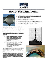 Boiler Tube Assessment brochure cover