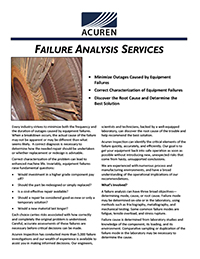 Failure Analysis brochure cover