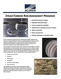 Steam Turbine Risk Assessment (STRAP) brochure cover